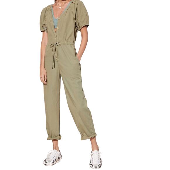 VELVET BY GRAHAM & SPENCER Drucie Cotton Jumpsuit Women's Sz XL - Picture 3 of 10